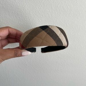 Burberry 2007 Padded Headband Rare!